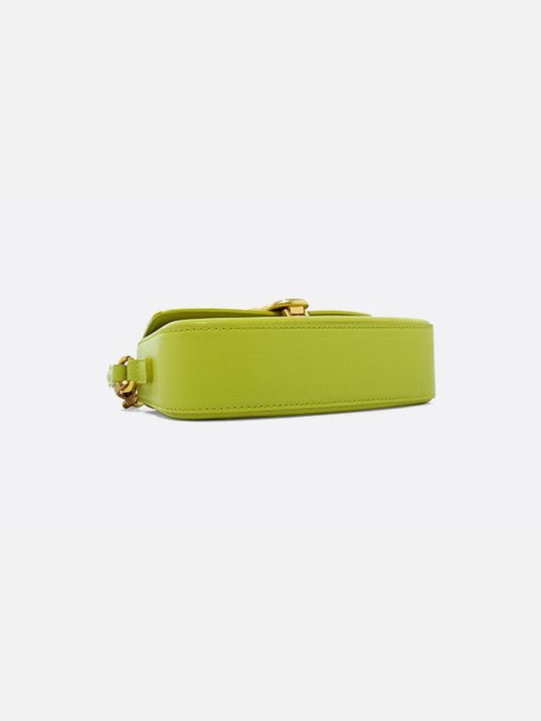 Ava – Bold Mini Shoulder Bag in Lime Green