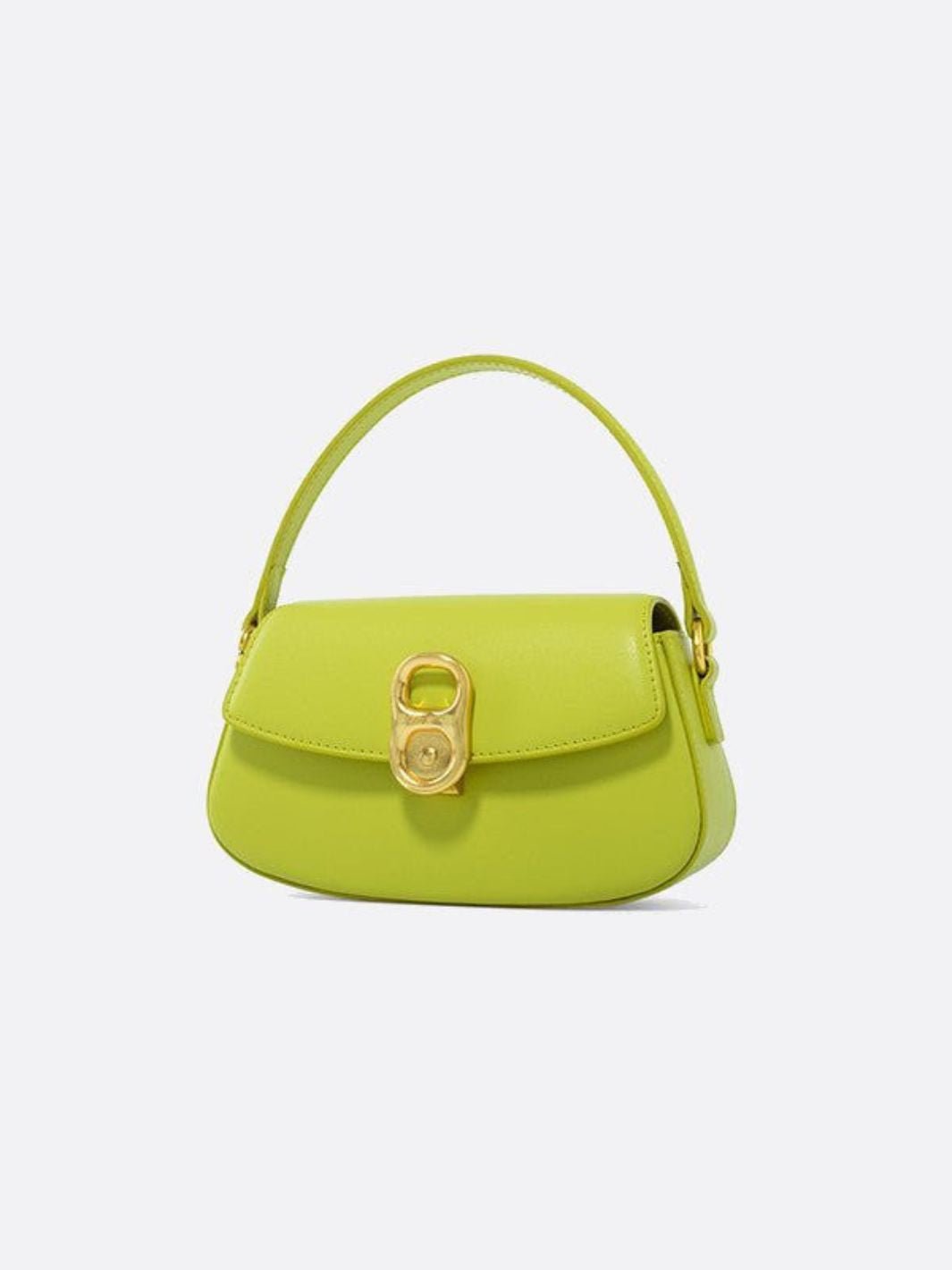 Ava – Bold Mini Shoulder Bag in Lime Green