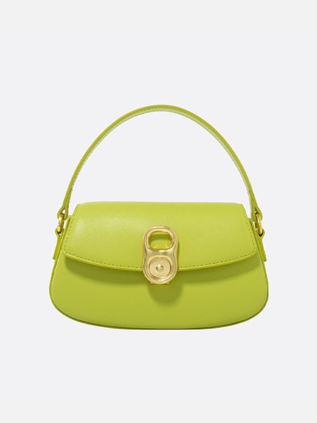 Ava – Bold Mini Shoulder Bag in Lime Green