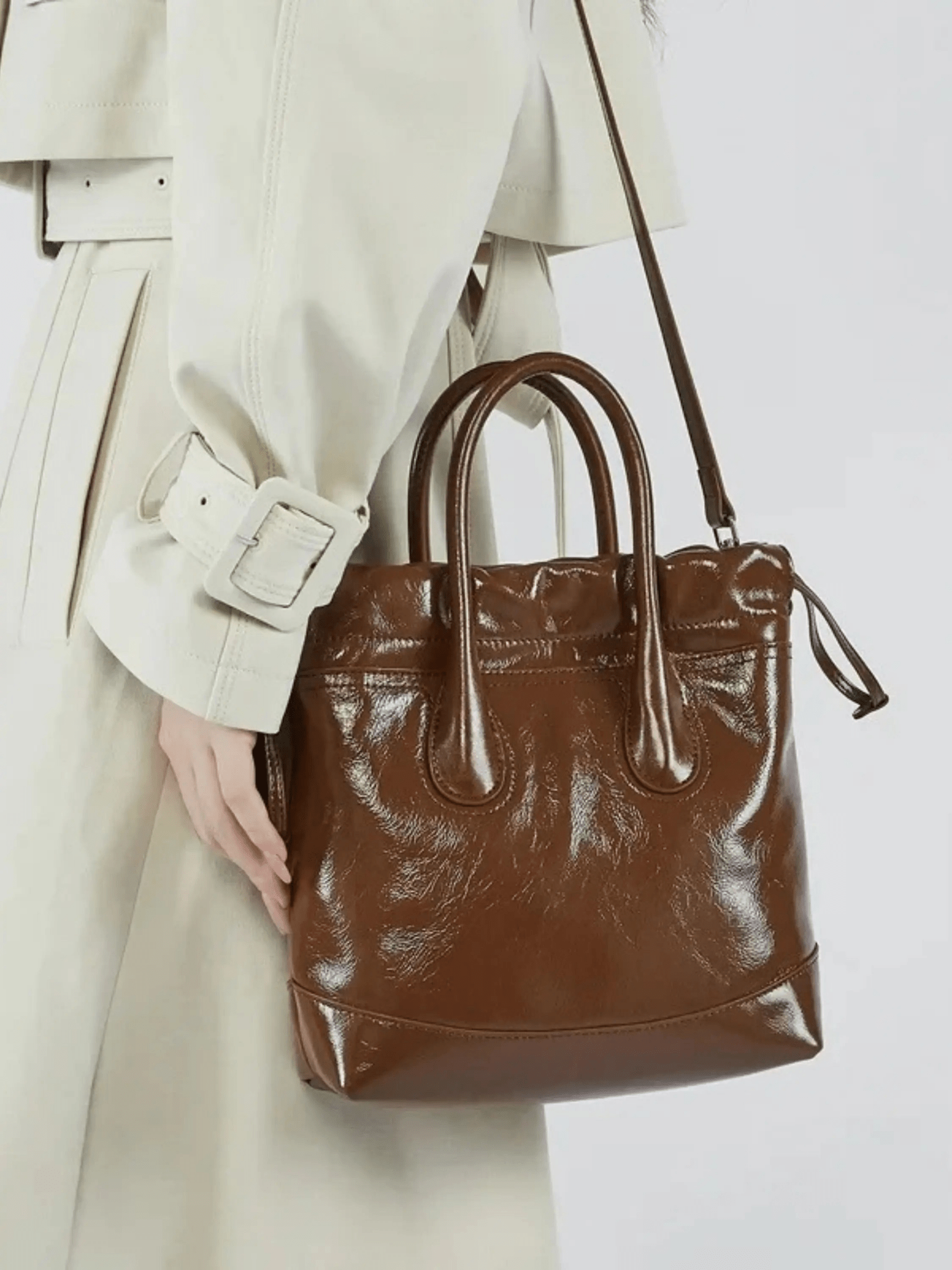 Polly Glossy Tote Bag