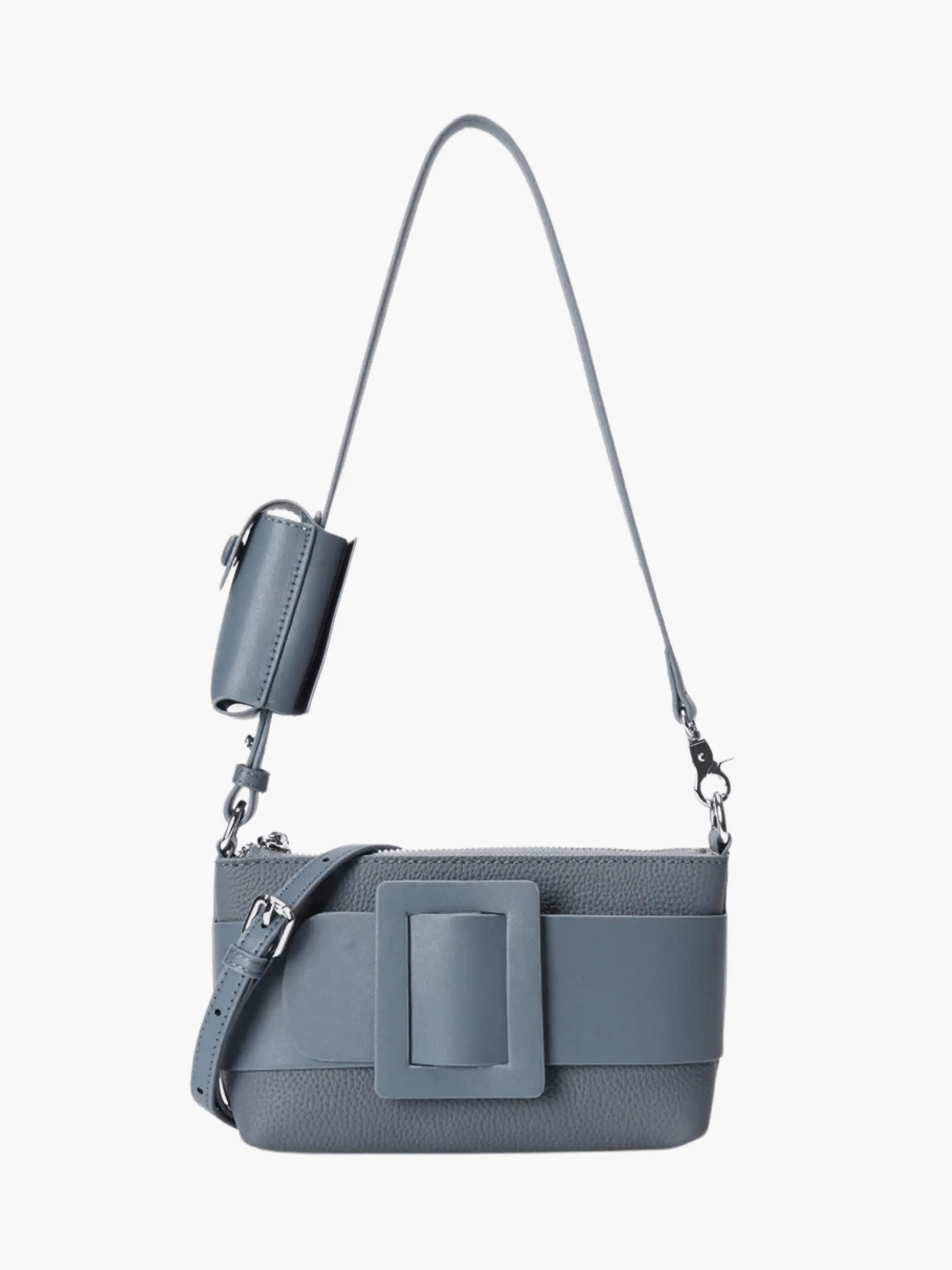 Raisa Belted Crossbody Bag – Modern Blue