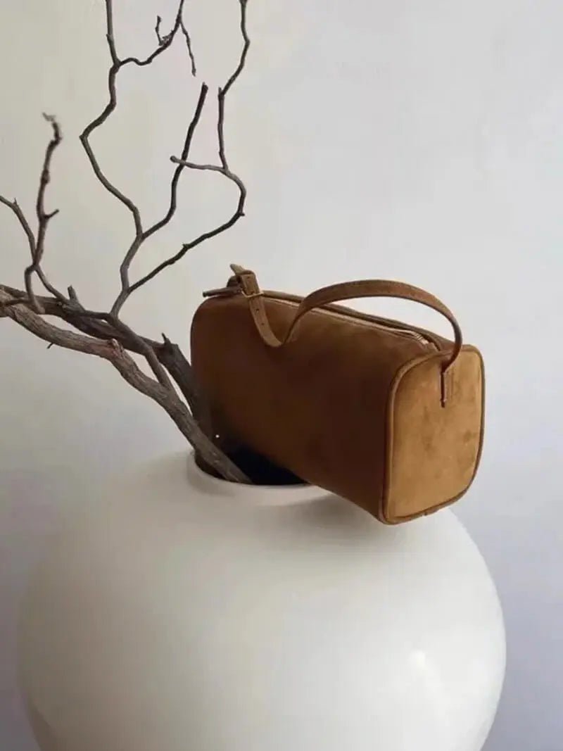 Ruby Soft Suede Shoulder Bag