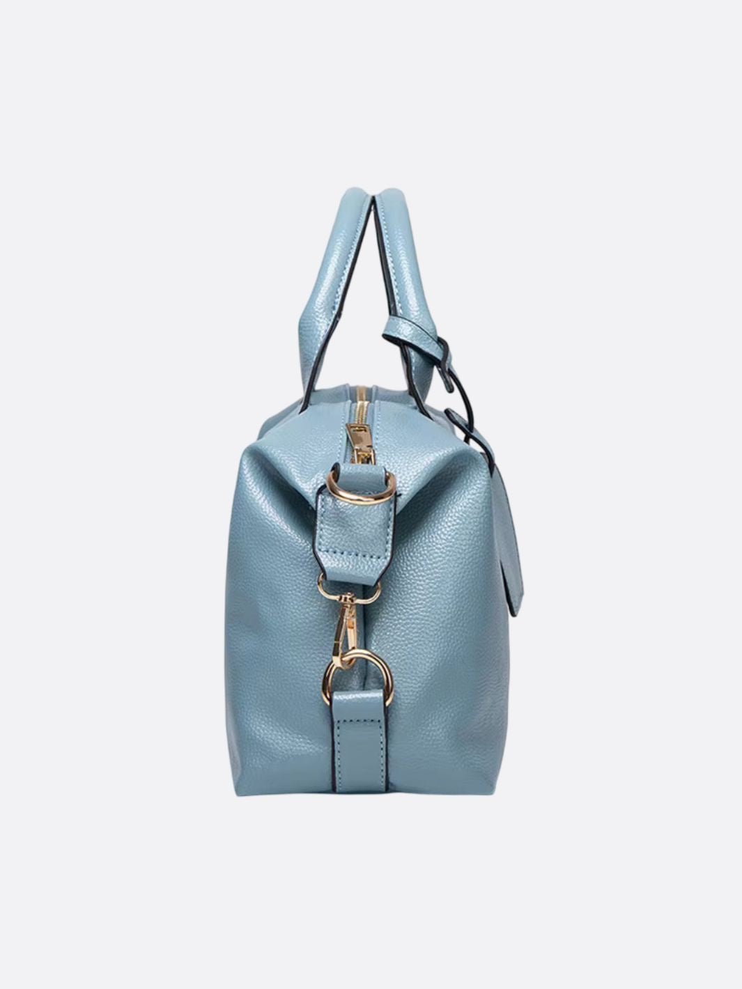Aurora – Sky Blue Leather Satchel