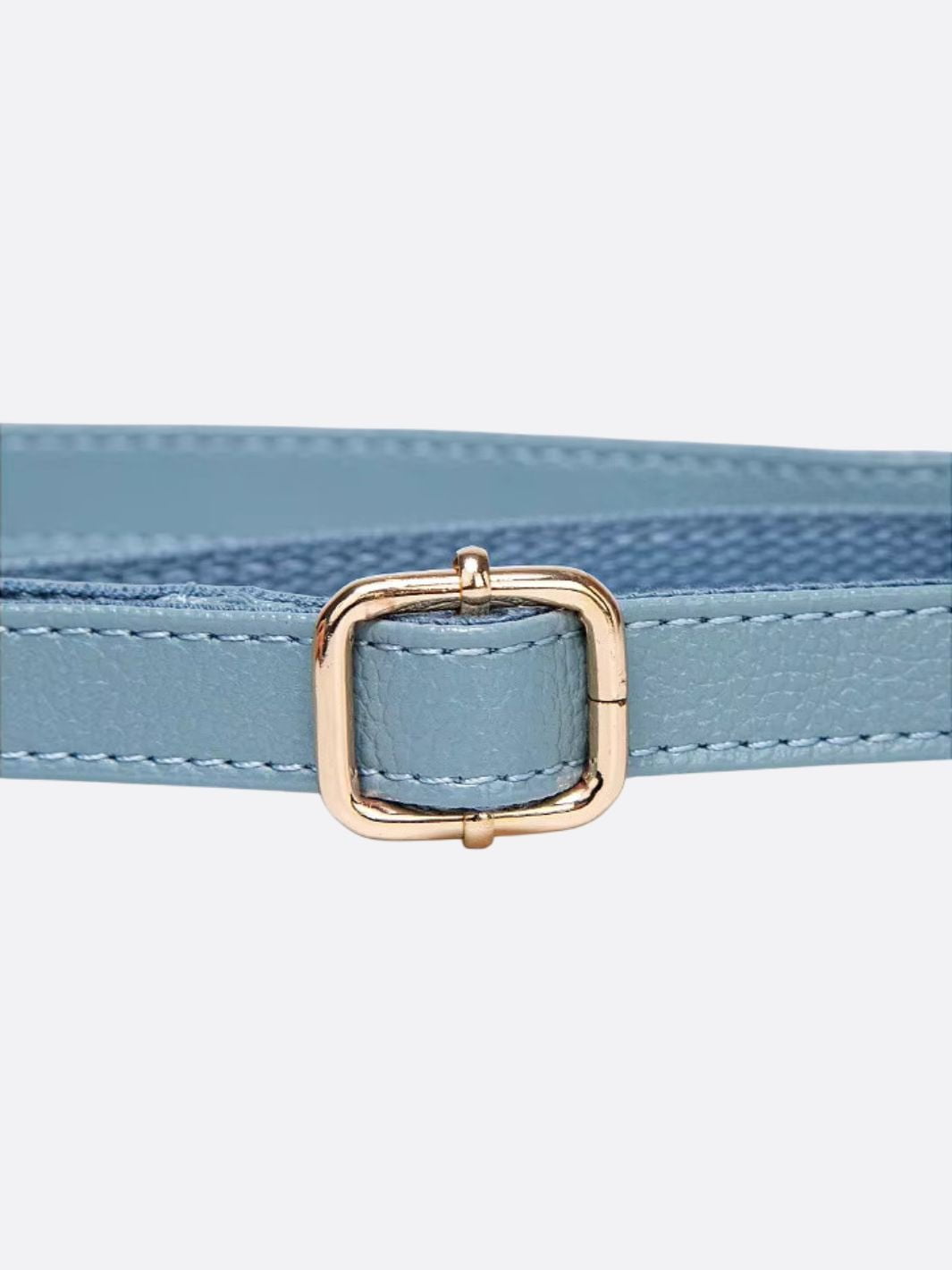 Aurora – Sky Blue Leather Satchel