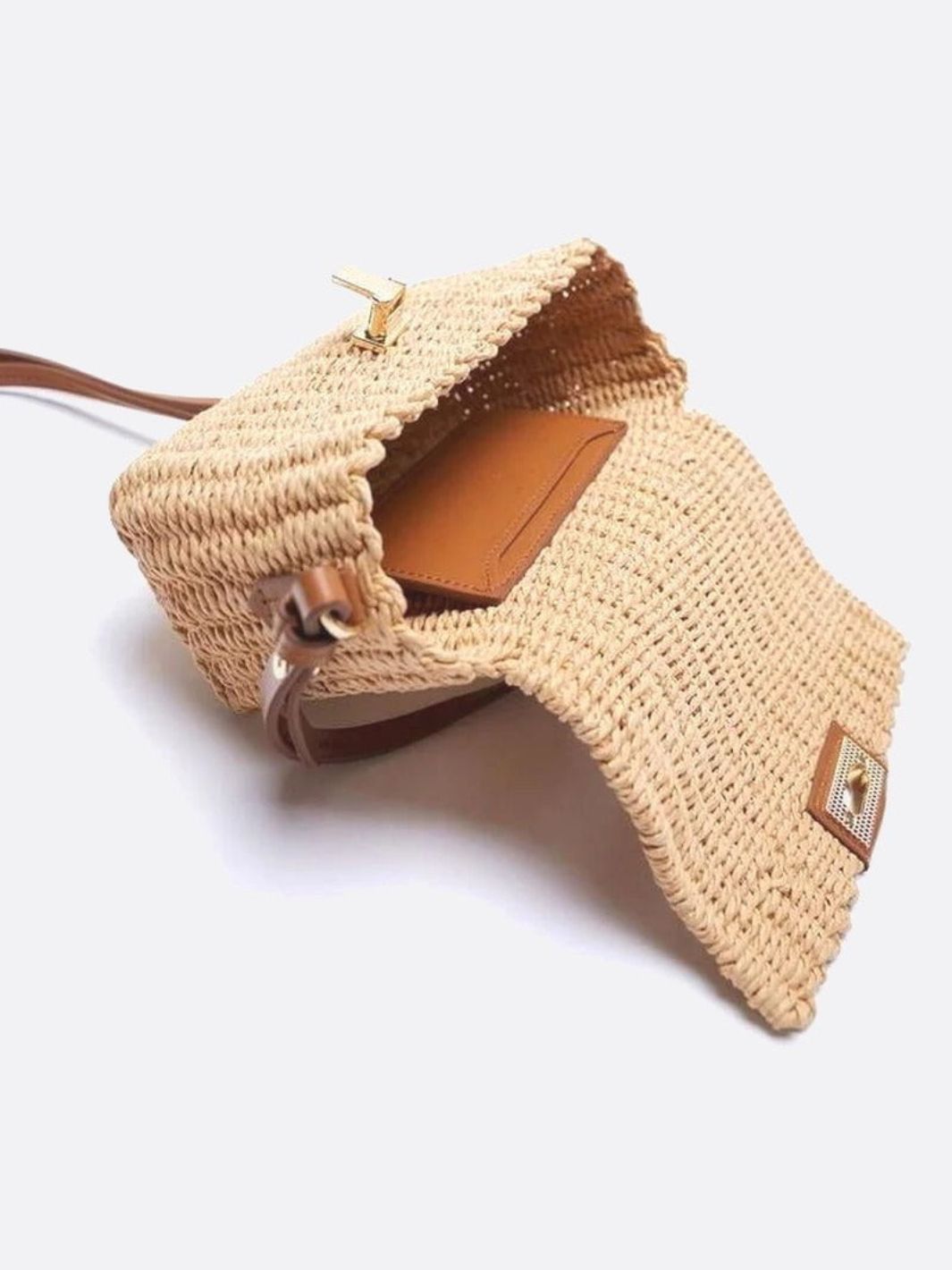 The Solara Woven Satchel