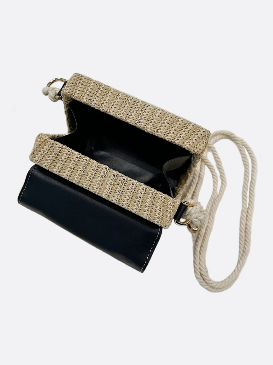 Sophia Structured Woven Handbag – Effortless Elegance Meets Modern Chic