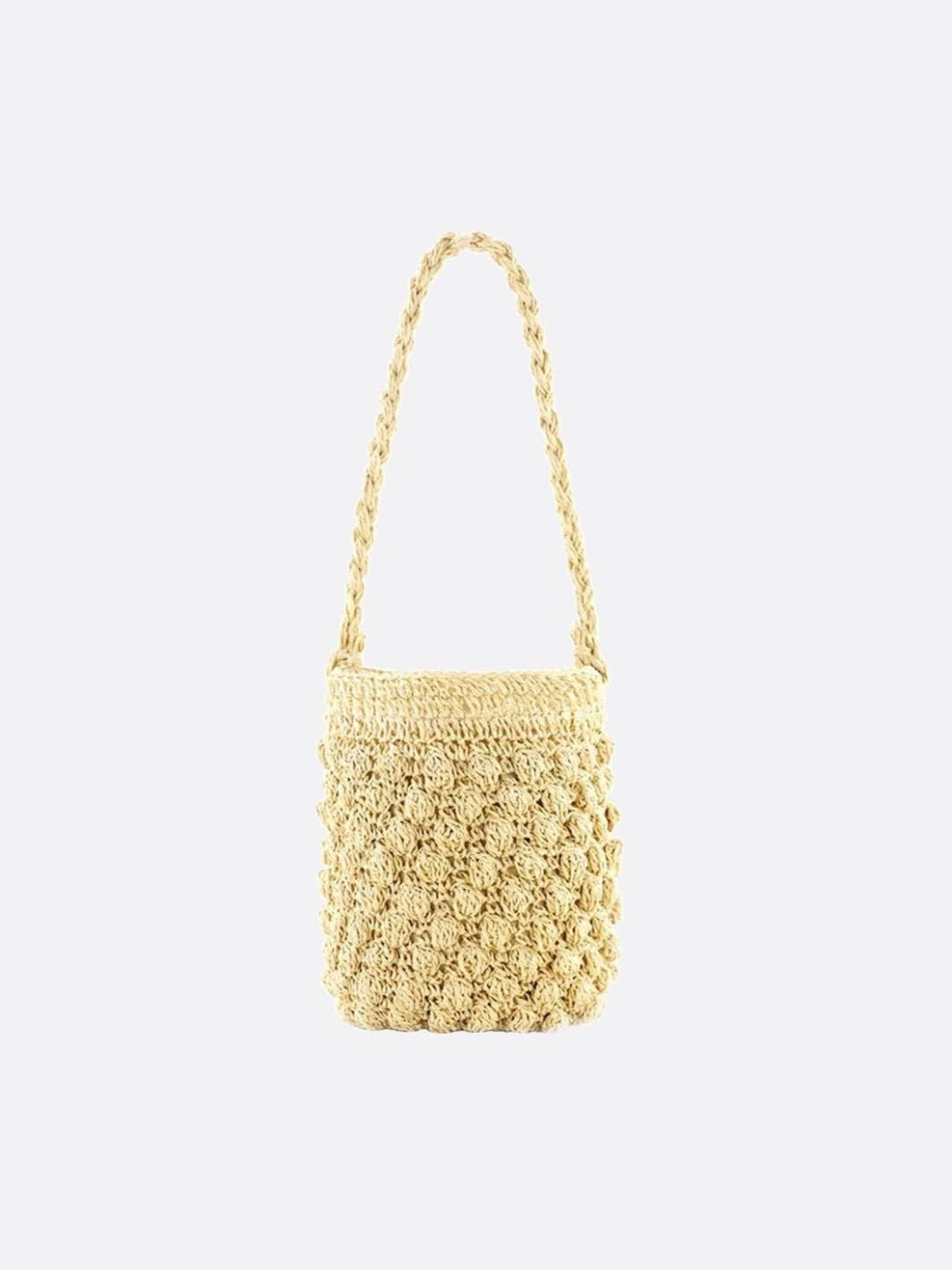 The Amara Raffia Bucket