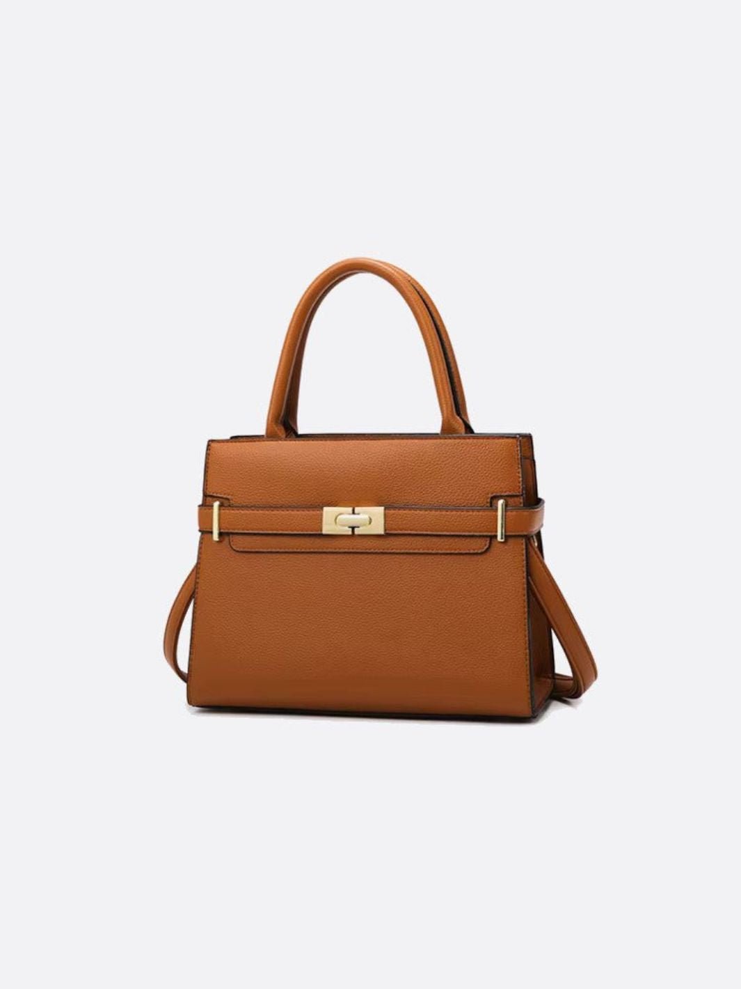 Camille Camel Trapeze Handbag
