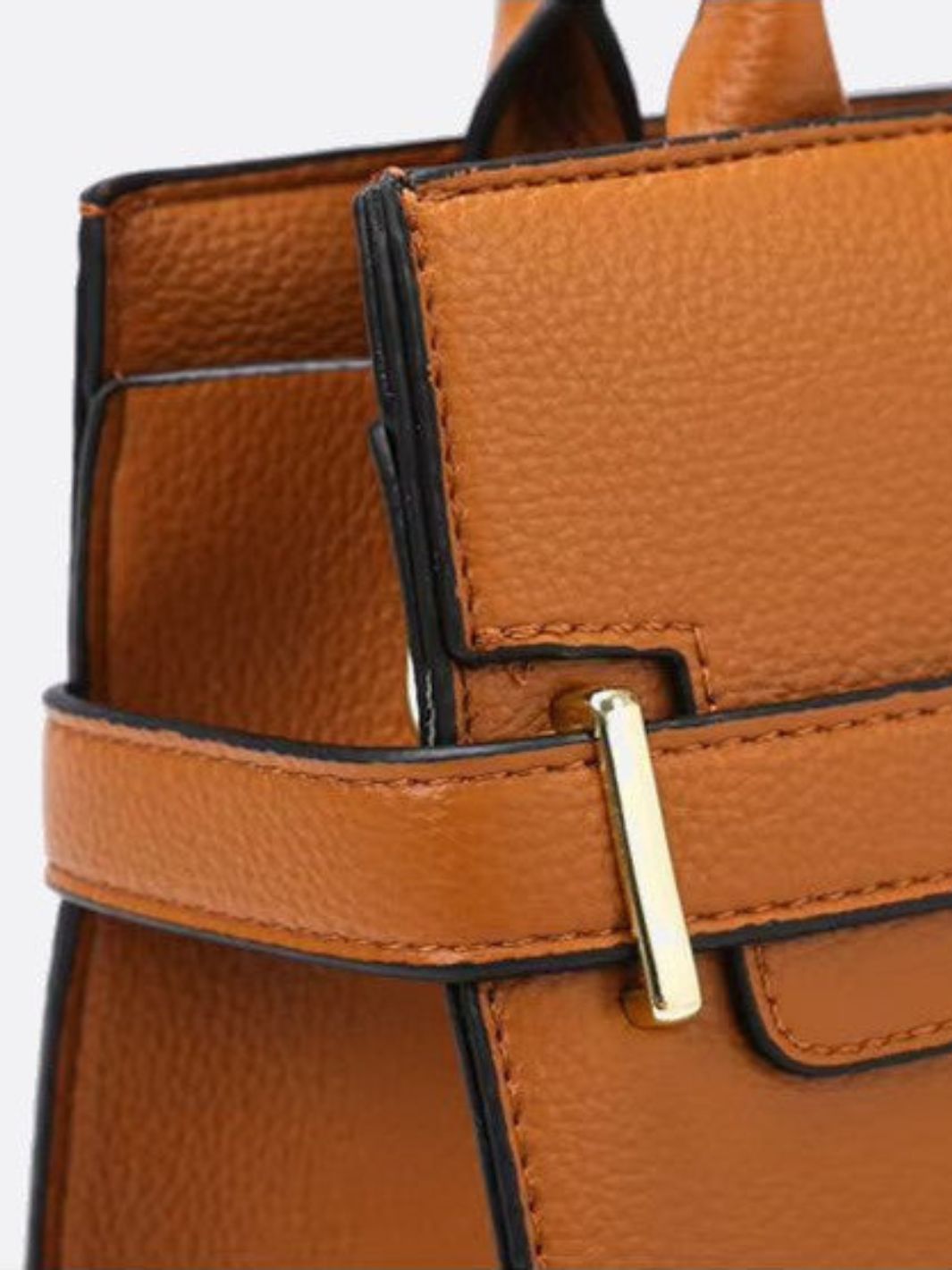 Camille Camel Trapeze Handbag