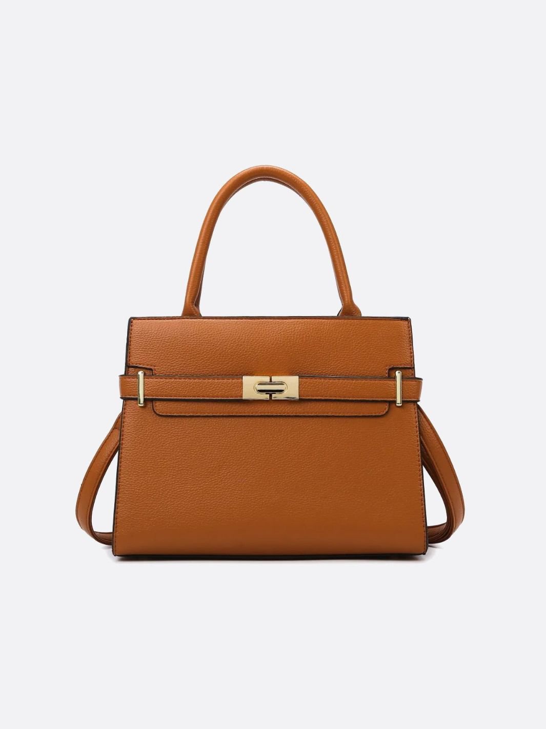 Camille Camel Trapeze Handbag