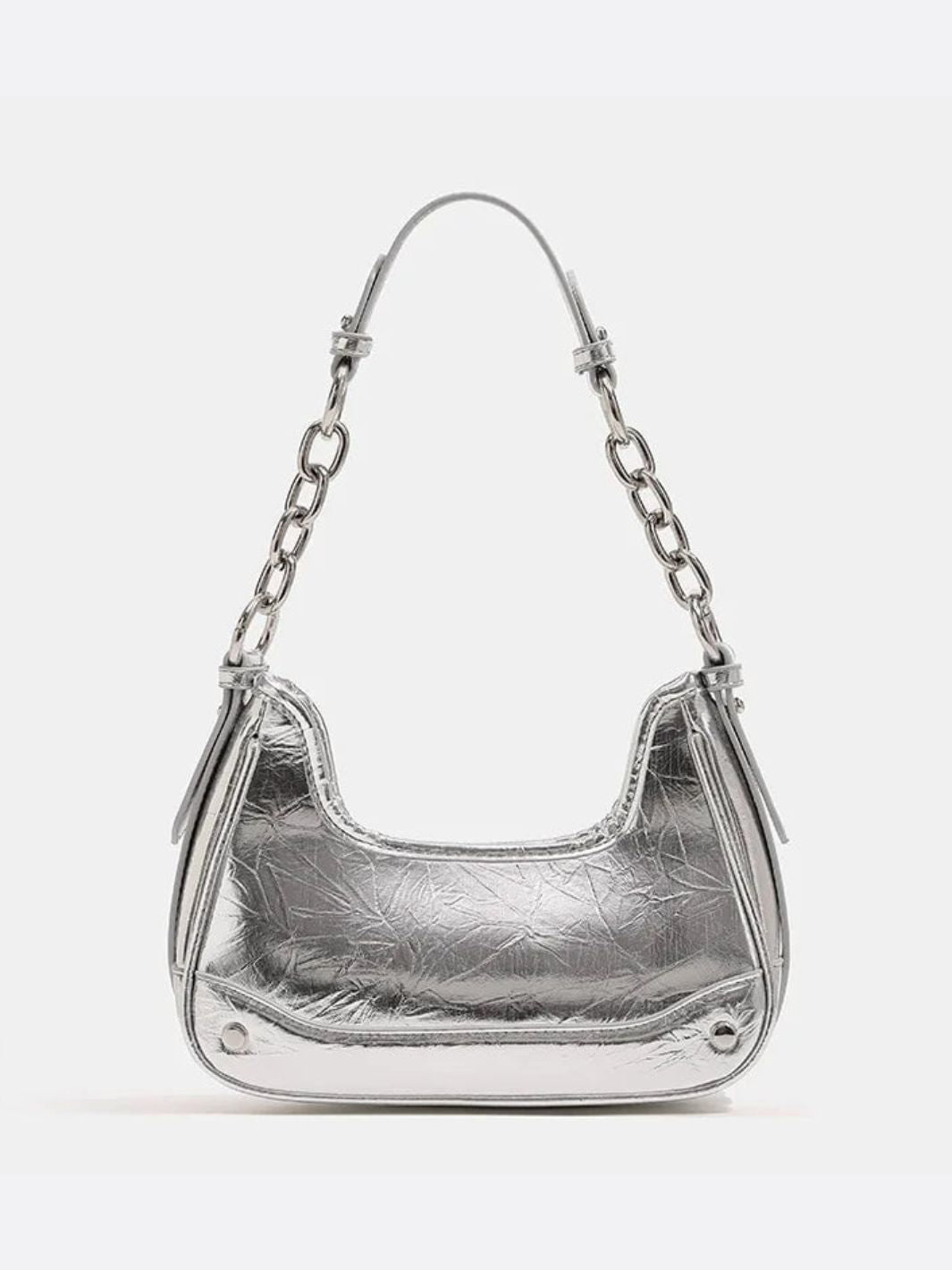 Stella – Silver Chain Shoulder Bag