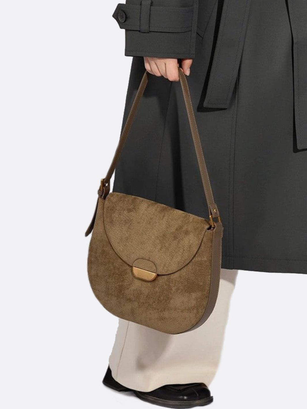 Clara – Suede Leather Shoulder Bag