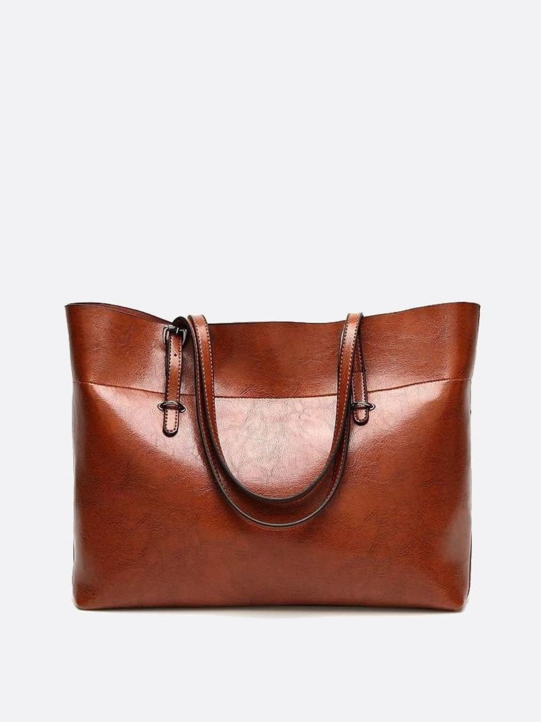 Clara Classic Leather Tote