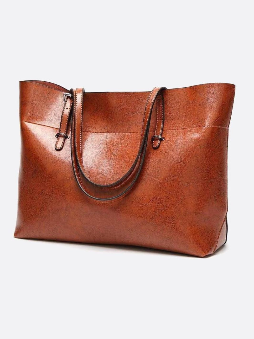 Clara Classic Leather Tote