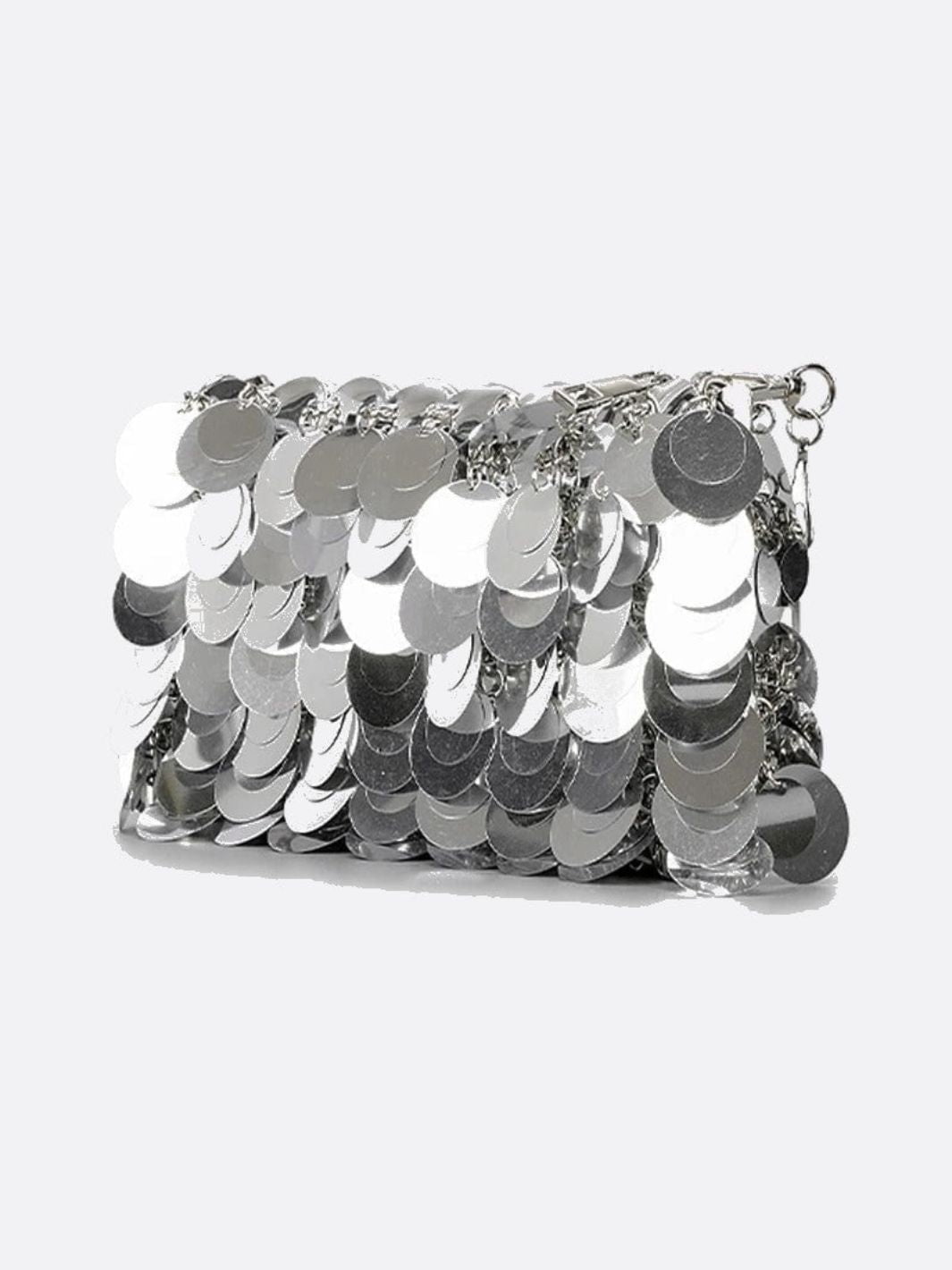 Luna Silver Sequin Party Bag