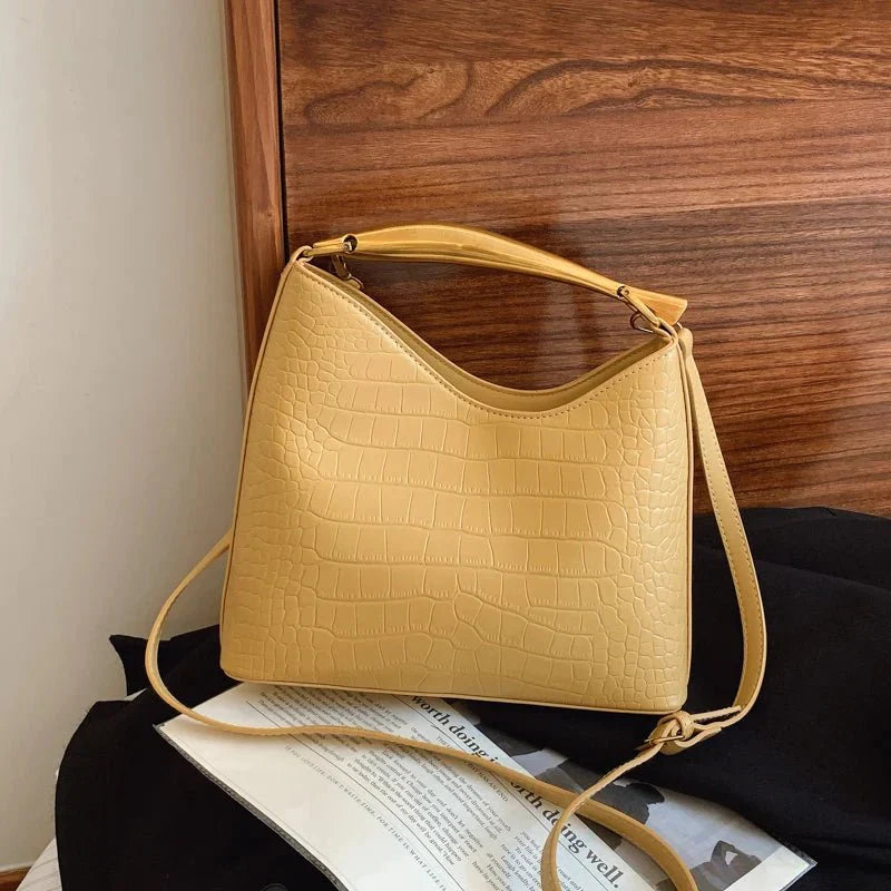 Anya – Elegant Crocodile Pattern Handbag