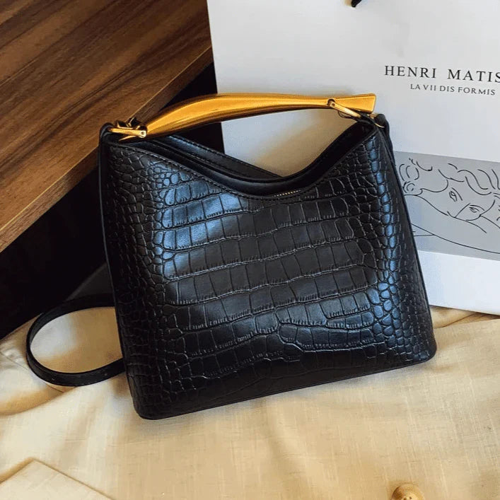 Anya – Elegant Crocodile Pattern Handbag