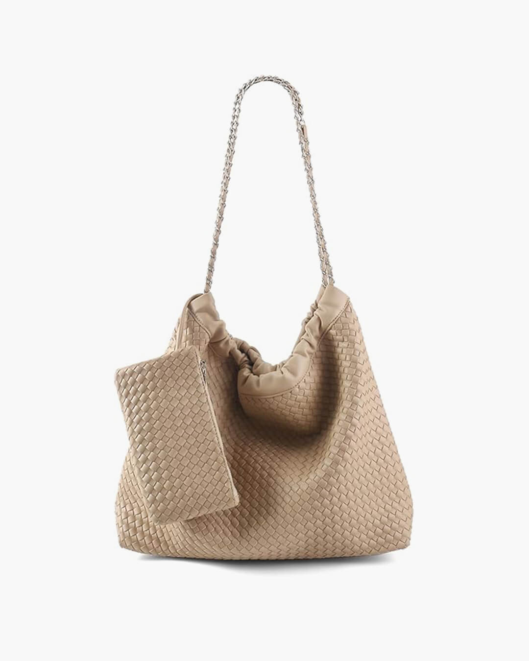 The Valeria Woven Shoulder Bag
