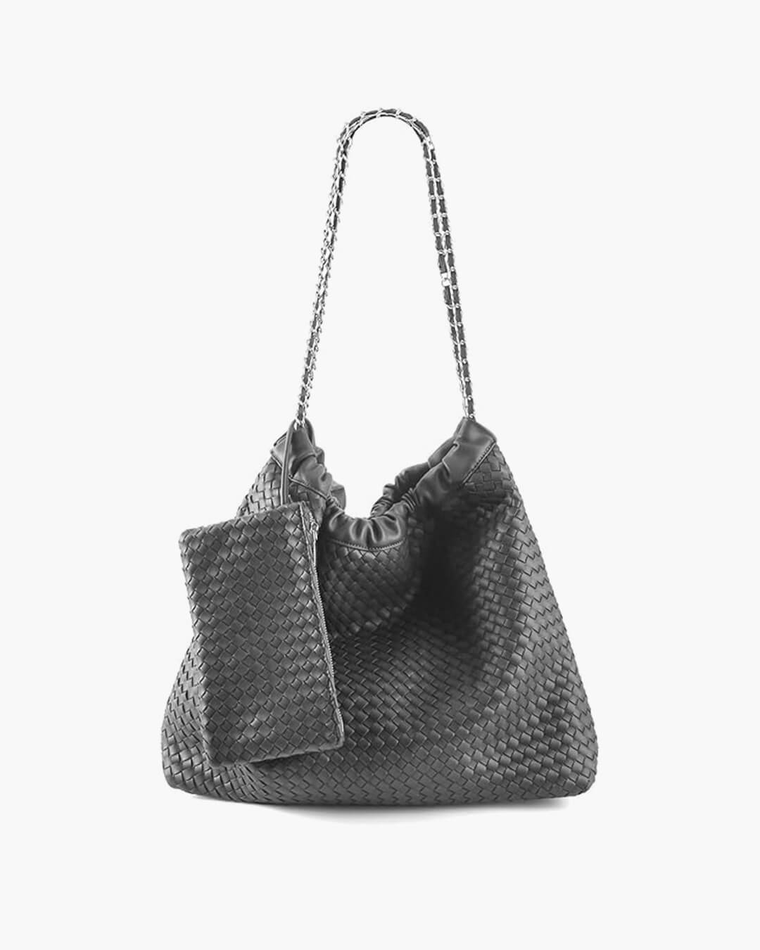 The Valeria Woven Shoulder Bag
