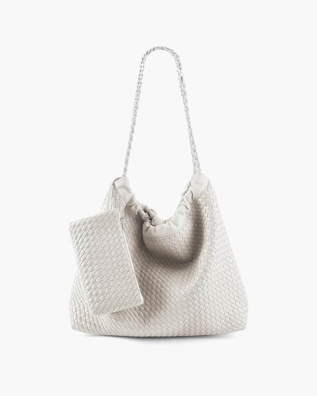 The Valeria Woven Shoulder Bag