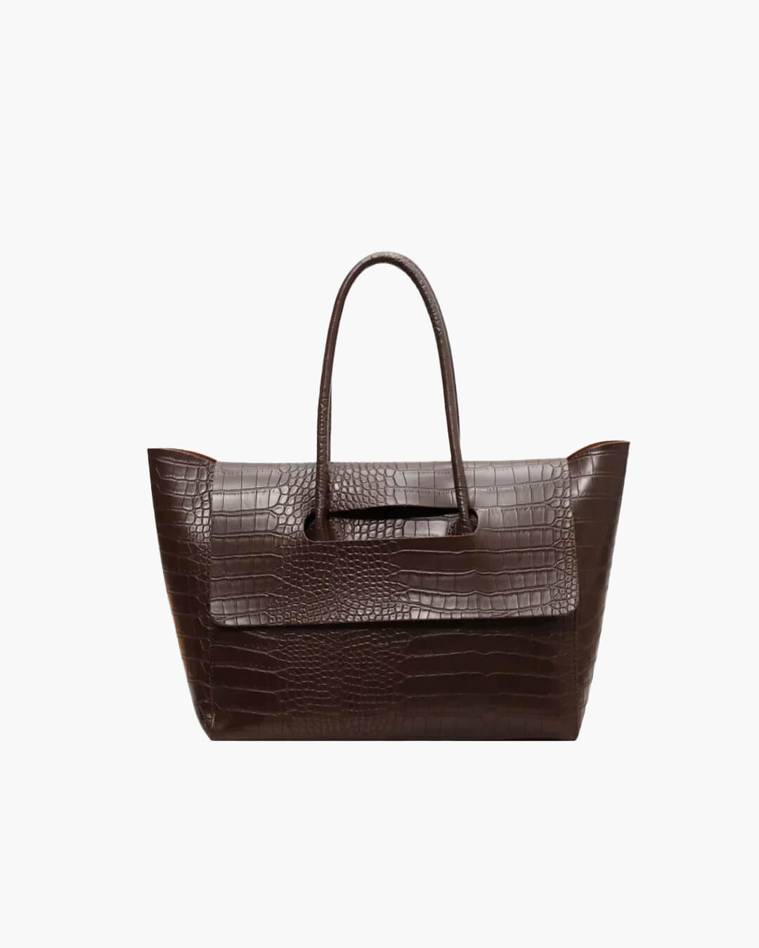 Claudia – Crocodile Pattern Large Capacity Tote Bag