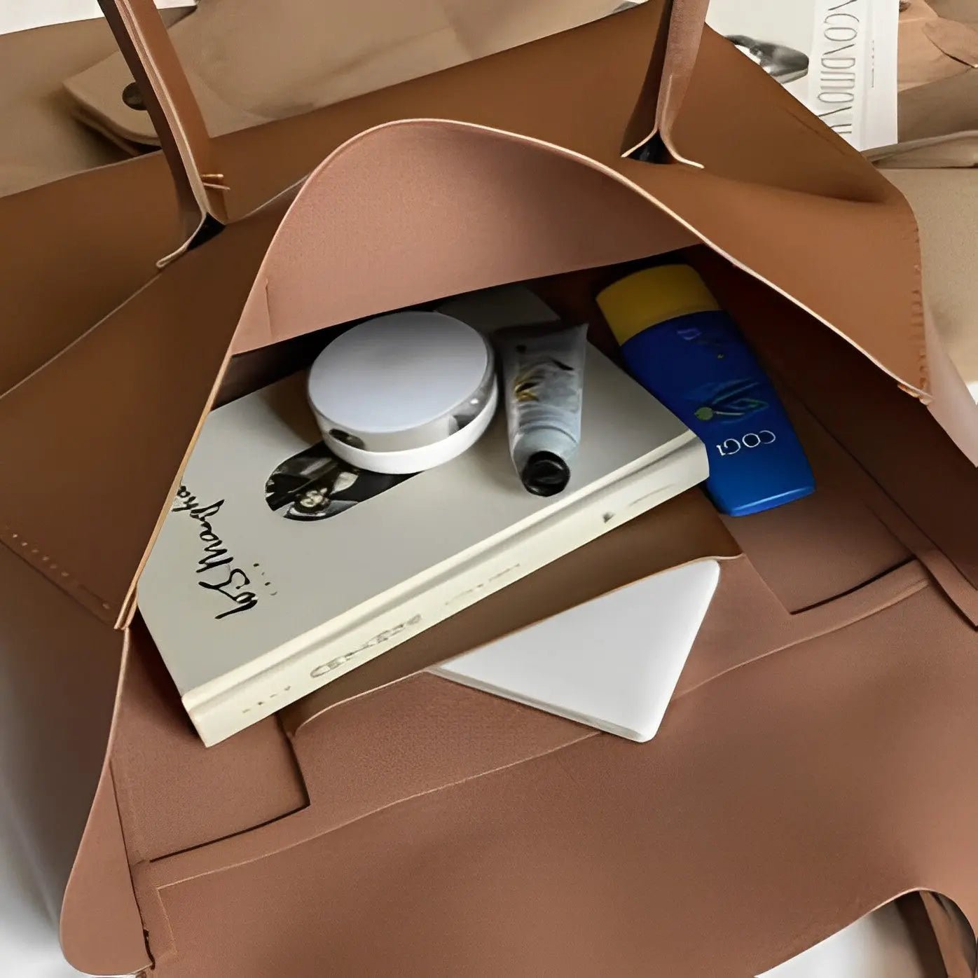 Diana Timeless Brown Tote Bag