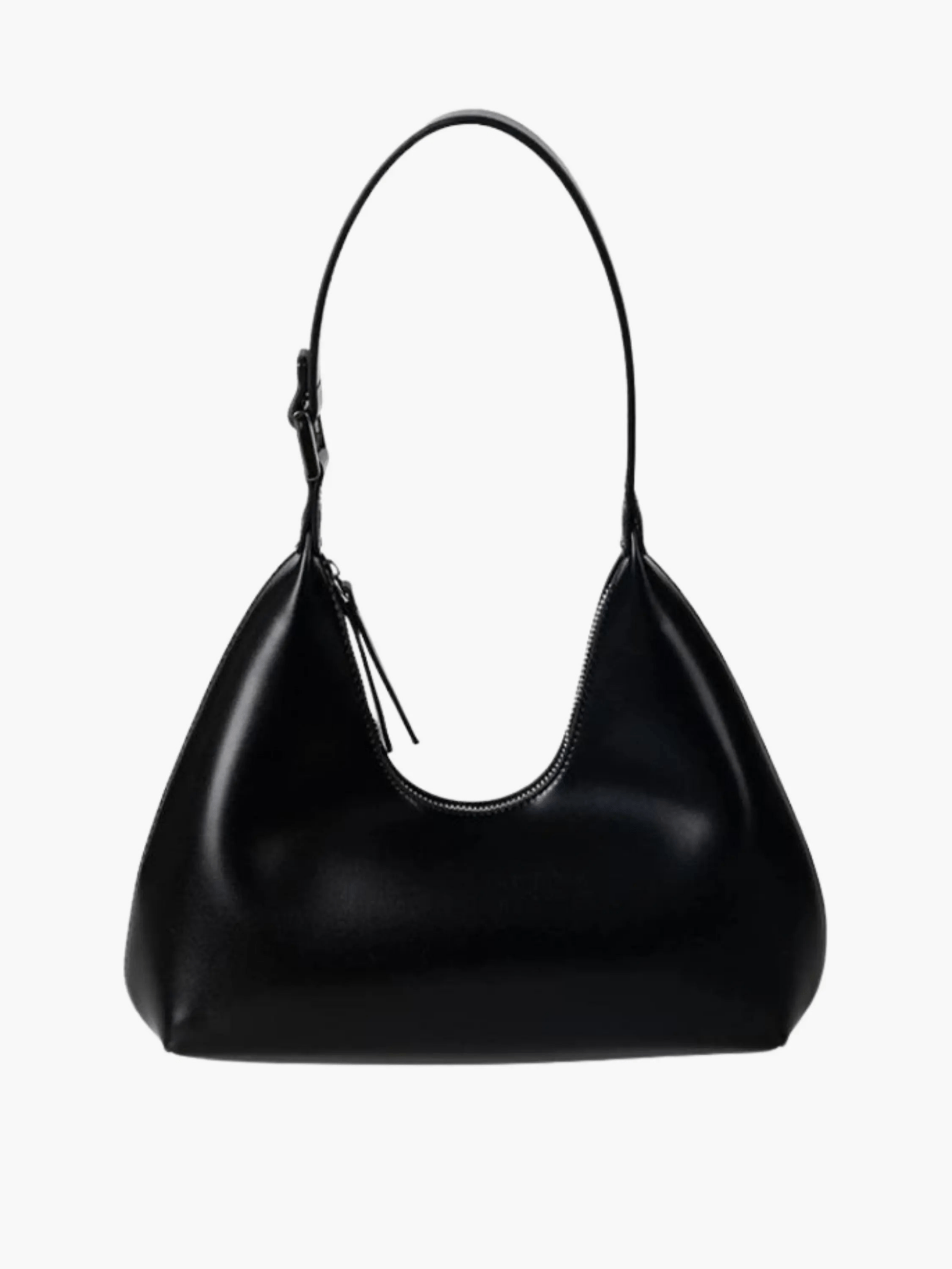 Dark Chocolate Shoulder Bag – Sophisticated Minimalism for Every Occasion