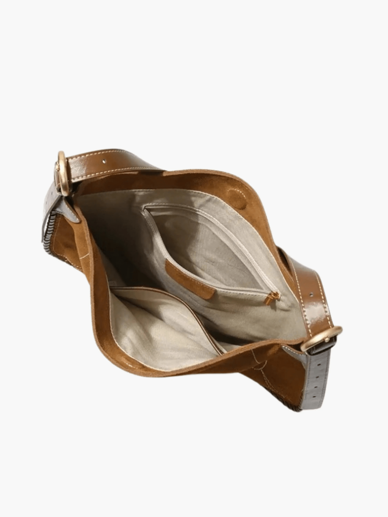 Verona Suede Leather Hobo Bag