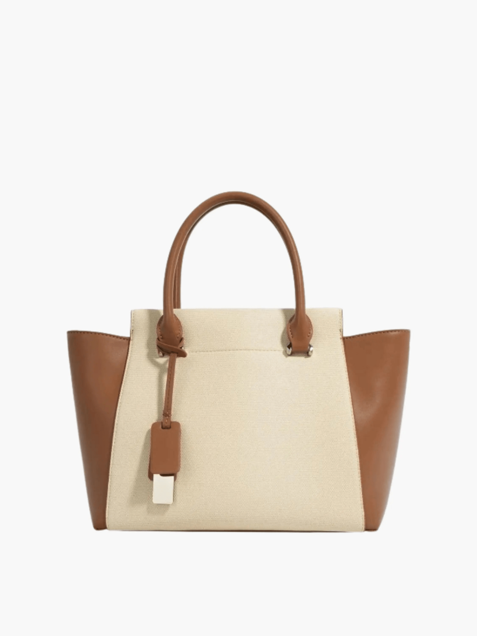 Victoria Sophisticated Two-Tone Tote Bag