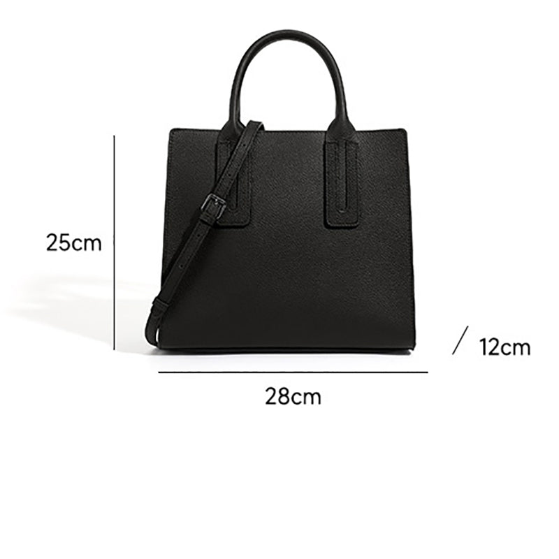 Victoria Structured Black Tote