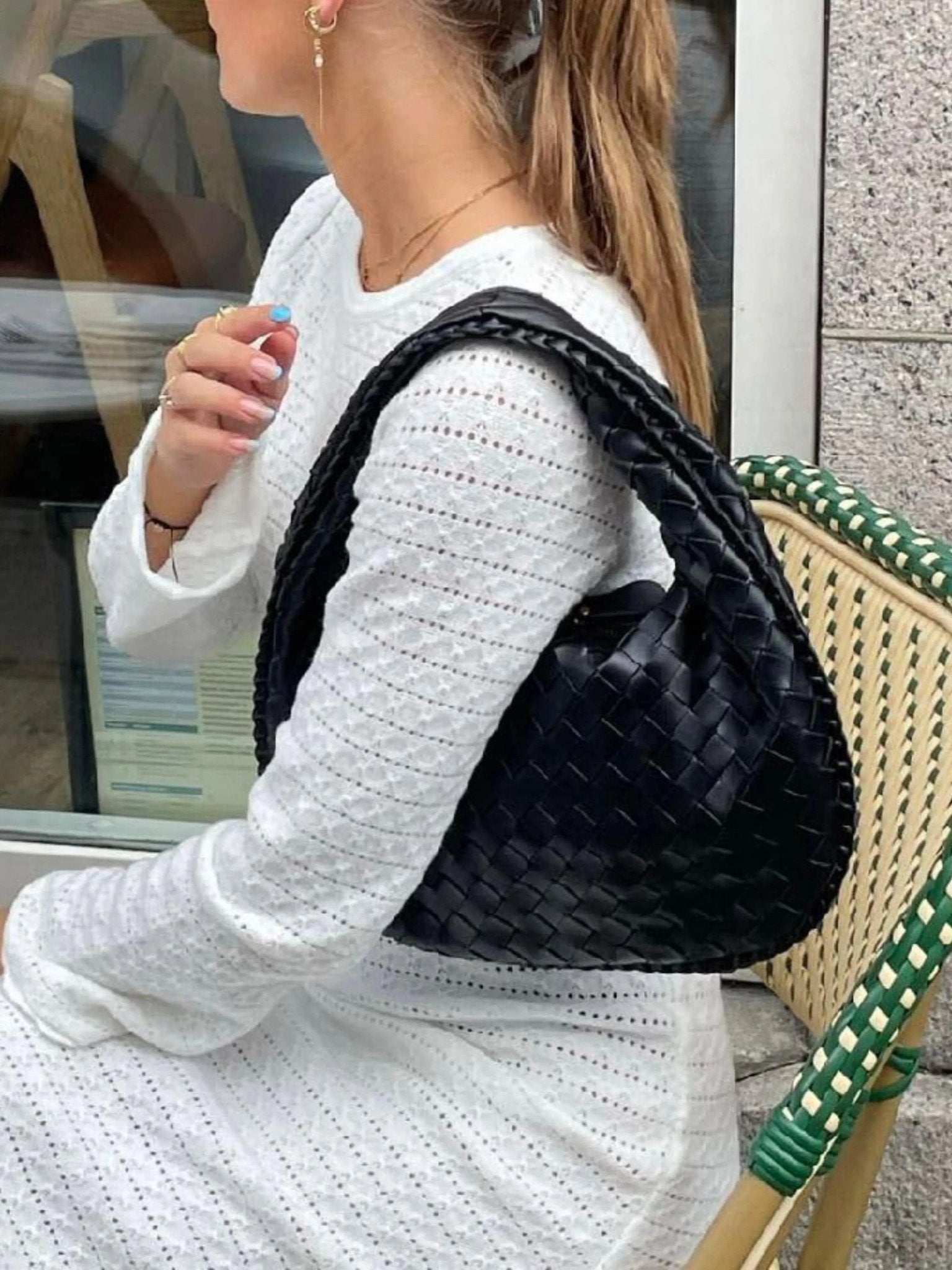 Violeta Petite Woven Handbag