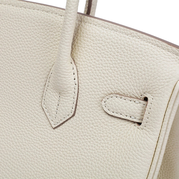 Isla – Classic White Leather Satchel with Gold Hardware