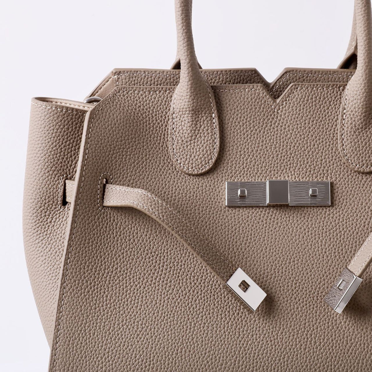 Isabella Apricot Leather Satchel