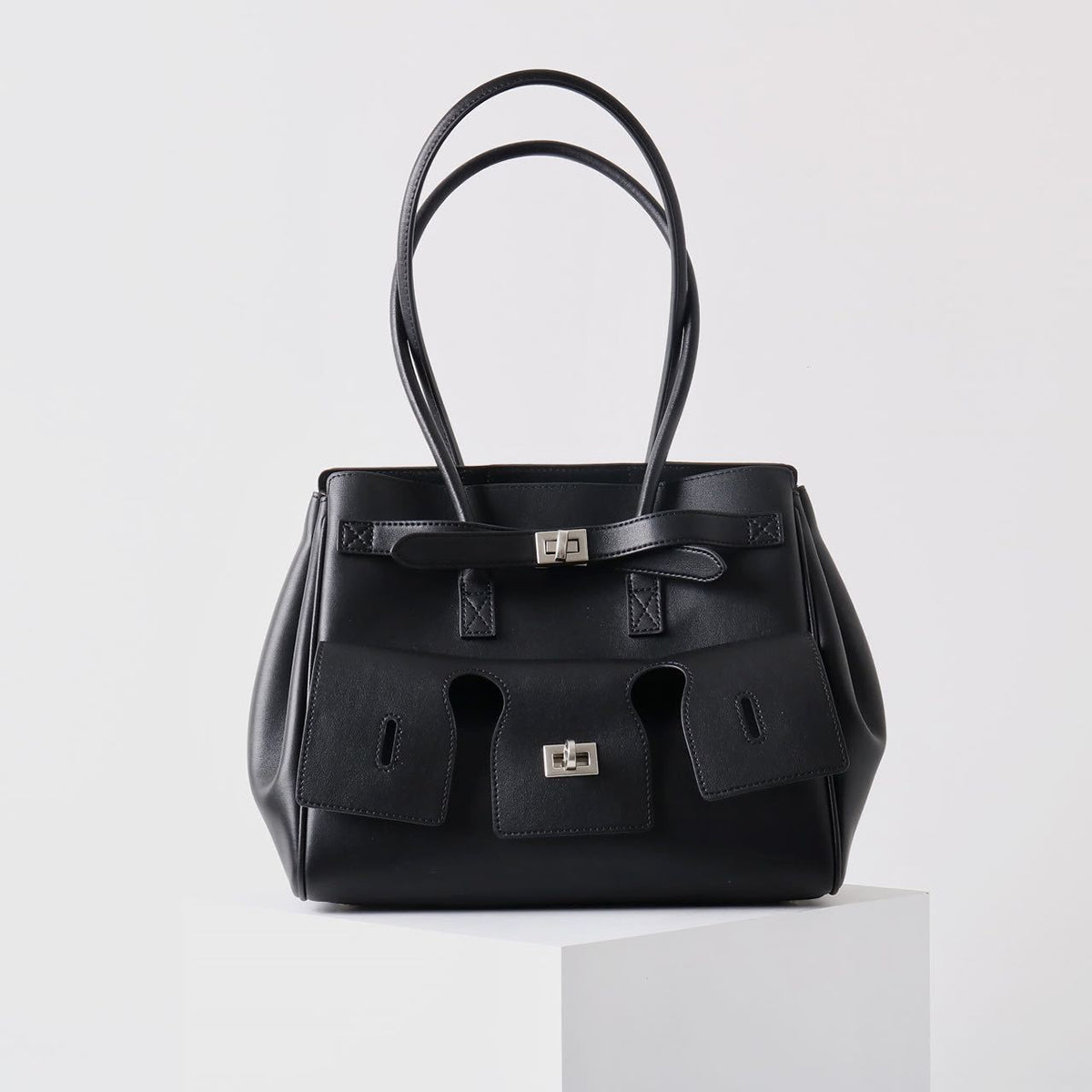 Valencia Structured Leather Handbag